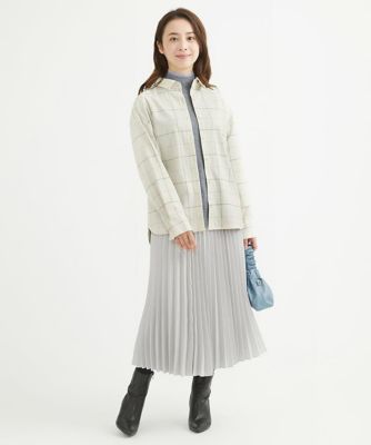 【小さいサイズ】ウーリッシュウィンドペンシャツブラウス／洗える