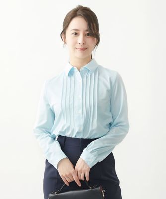 ＜MK MICHEL KLEIN（Women/小さいサイズ）＞【小さいサイズ】ストレッチジャージシャツ／洗える