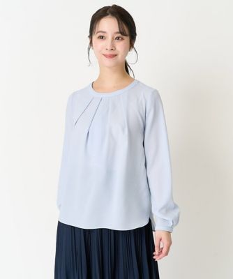 【小さいサイズ】マルチｗａｙボウタイブラウス／洗える