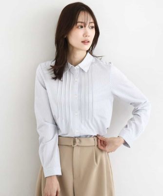 小さいサイズ】ストレッチジャージシャツ／洗濯機で洗える | MK MICHEL