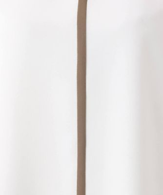 【小さいサイズ】配色パイピングＶネックブラウス／洗える
