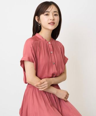 美品　45R 茶　ブラウス　サイズ3 2023購入 カラー/ブラウン系｜スタイロラ ストア Stylora Store(旧ナラ