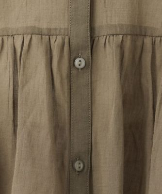 【小さいサイズ】コットンシフォンブラウス／洗える