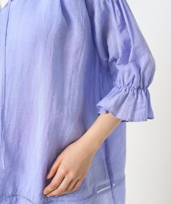 小さいサイズ】シアーチュニックブラウス／洗える | MK MICHEL KLEIN