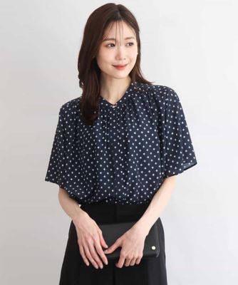 <新品>MICHEL KORSのフレアスリーブVネックブラウス COCOMOMO ブラウス シャツ フレアスリーブブラウス Vネック ブラウス