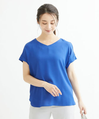 小さいサイズ】シフォンTブラウス／洗える | MK MICHEL KLEIN（Women