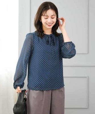 MOSA＋F プラスエ 8本セット 小さいサイズ】［セットアップ］［洗える］スクエア幾何柄シフォン