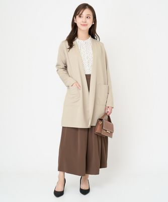 小さいサイズ】シルケットリバー着流しカーディガン／洗える | MK