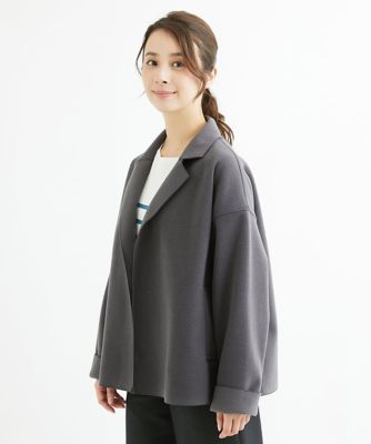 ＜MK MICHEL KLEIN（Women/小さいサイズ）＞【小さいサイズ】ショート丈リバーコート／洗える