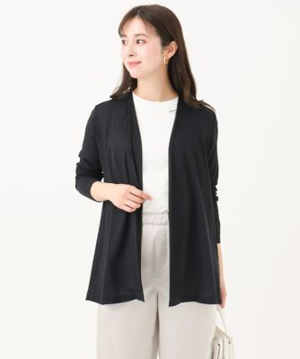 ＜MK MICHEL KLEIN（Women/小さいサイズ）＞【小さいサイズ】着流しカーディガン／接触冷感／洗える