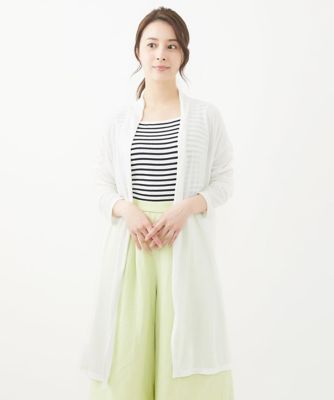 【小さいサイズ】着流しカーディガン／接触冷感／洗える