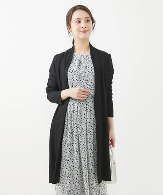 ＜MK MICHEL KLEIN（Women/小さいサイズ）＞【小さいサイズ】着流しカーディガン／接触冷感／洗える