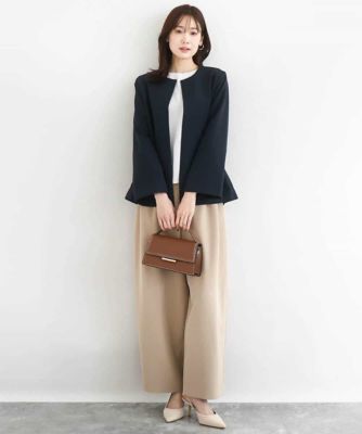 小さいサイズ】ダブルクロス テントラインノーカラージャケット