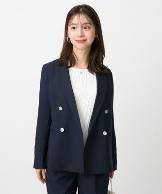 小さいサイズ】ダブルブレストジャケット／洗える | MK MICHEL KLEIN
