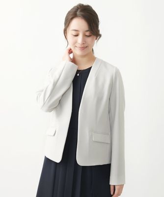 【小さいサイズ】カラーレスジャケット／制菌加工／洗える