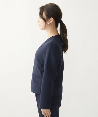 【小さいサイズ】カラーレスジャケット／制菌加工／洗える