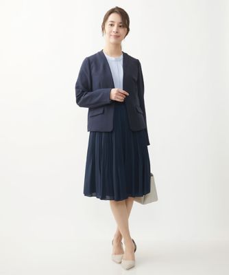 【小さいサイズ】カラーレスジャケット／制菌加工／洗える
