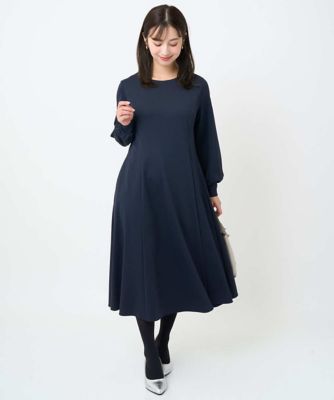 小さいサイズ】ツイルジャージーワンピース／洗える | MK MICHEL KLEIN