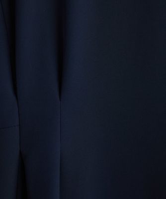 【小さいサイズ】ダブルクロスウエストタックワンピース／洗える
