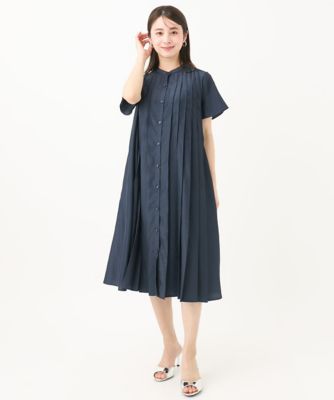 【小さいサイズ】フロントタックデザインワンピース／２ｗａｙ／洗える