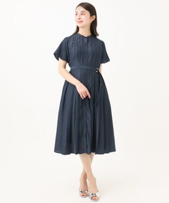 【小さいサイズ】フロントタックデザインワンピース／２ｗａｙ／洗える