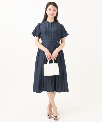 【小さいサイズ】フロントタックデザインワンピース／２ｗａｙ／洗える