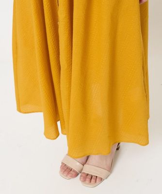 【小さいサイズ】キーネックコットンワンピース／洗える