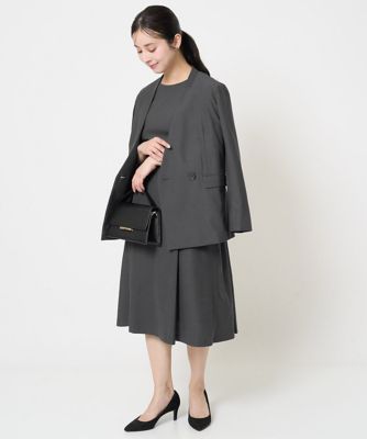 小さいサイズ】サイドベルトデザイン ウエストタックストレッチ