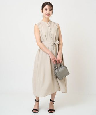 【小さいサイズ】スキッパーカラー２ｗａｙワンピース／洗える