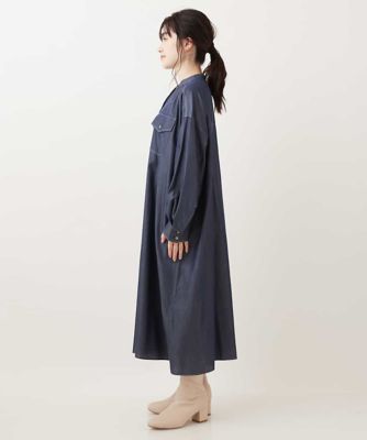 小さいサイズ 洗える テンセルデニムワンピース 三越伊勢丹オンラインストア 公式