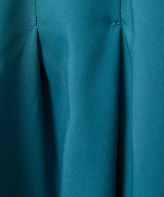 【小さいサイズ】ウエストタックシャツワンピース／洗える