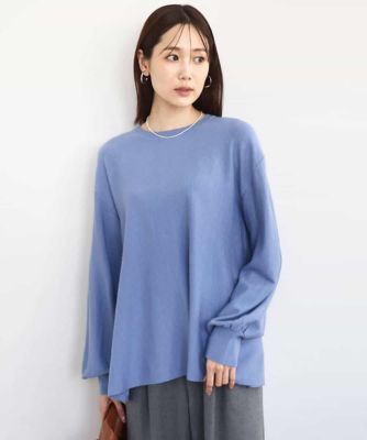 ＜MK MICHEL KLEIN（Women/小さいサイズ）＞【小さいサイズ】フレアシルエットチュニックニット／洗える
