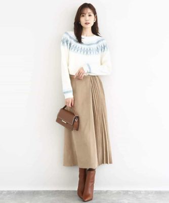 小さいサイズ】ノルディック柄ニット／洗える | MK MICHEL KLEIN