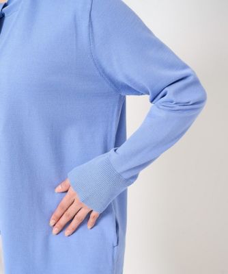 小さいサイズ】ボウタイデザインカラーニットアンサンブル／洗える