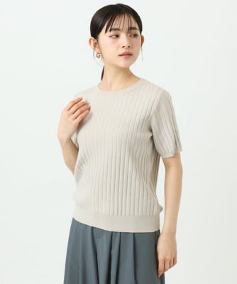 小さいサイズ】配色デザインカラーニットアンサンブル／洗える | MK
