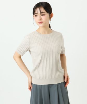 カラーニットアンサンブル バイカラーニットアンサンブル 24SS｜ナチュラルビューティー