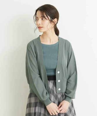 【小さいサイズ／洗濯機で洗える】細リブニットタンクトップ