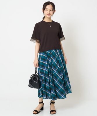 【小さいサイズ】袖シアークロップドニット／接触冷感／ＵＶカット／洗える