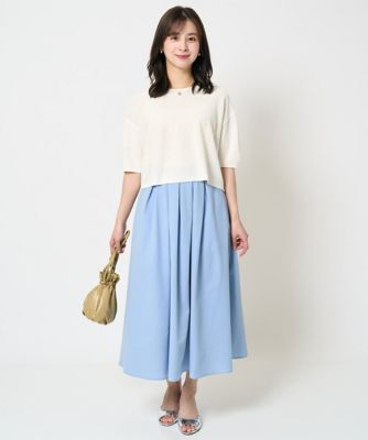 ミニー♪　904545サイドアクリルサマーセール品 小さいサイズ］トリオシアーチェックカットソー（セットアップ