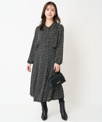 小さいサイズ】スクエア幾何柄フレアースカート／洗える | MK MICHEL