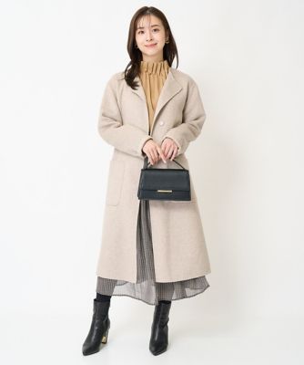 【小さいサイズ】幾何柄シフォンスカート／丈の長さが選べる／セットアップ対応／洗える