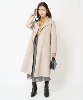 【小さいサイズ】幾何柄シフォンスカート／丈の長さが選べる／セットアップ対応／洗える