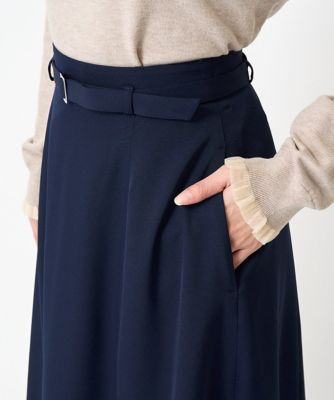 【小さいサイズ】ツイルＡラインスカート／洗える