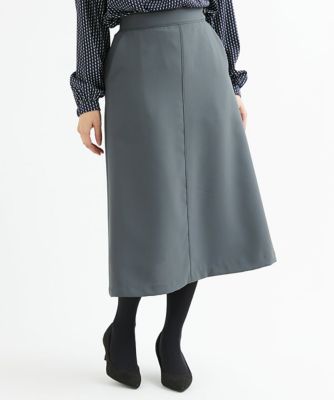 ＜MK MICHEL KLEIN（Women/小さいサイズ）＞【小さいサイズ】台形シルエットスカート／洗える