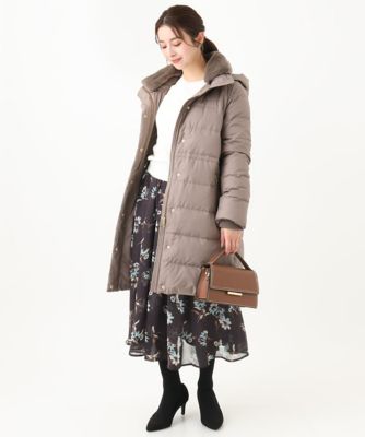 【小さいサイズ】花柄シフォンスカート／丈の長さが選べる／洗える