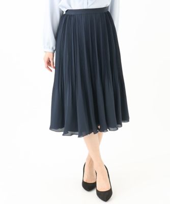 MICHELLE KORSヒップ切替プリーツシフォンスカート MICHELLE KORSヒップ切替プリーツシフォンスカート