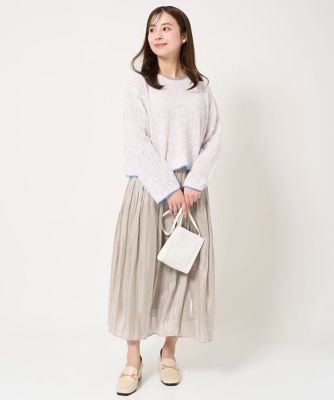 リランドチュール　シャイニーサテンスカートSサイズ　美品 Rirandture（リランドチュール）の「シャイニーサテンスカート