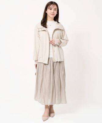 小さいサイズ】シャイニーサテンスカート／洗える | MK MICHEL KLEIN