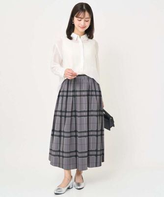 小さいサイズ】リバーシブルチェックスカート／洗濯機で洗える | MK