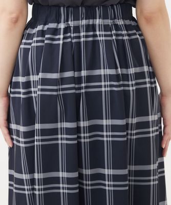 小さいサイズ】リバーシブルチェックスカート／2way仕様／洗える